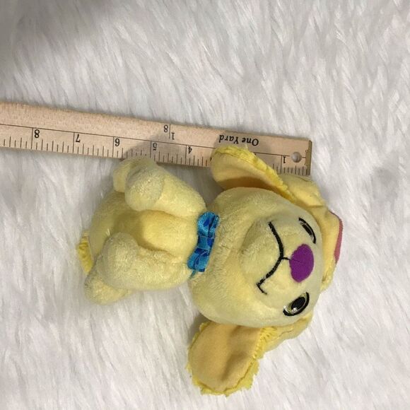 Fisher-Price SUNNY DAY DOODLE YELLOW PUPPY DOG Stuffed Plush Toy 6” Tall - Picture 5 of 6
